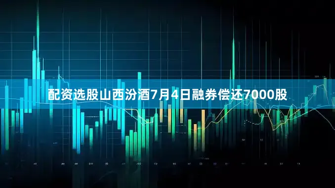 配资选股山西汾酒7月4日融券偿还7000股